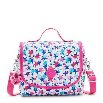 Kipling New Kichirou Printed Lunch Bag Tassen Roze | NL 1057UZ